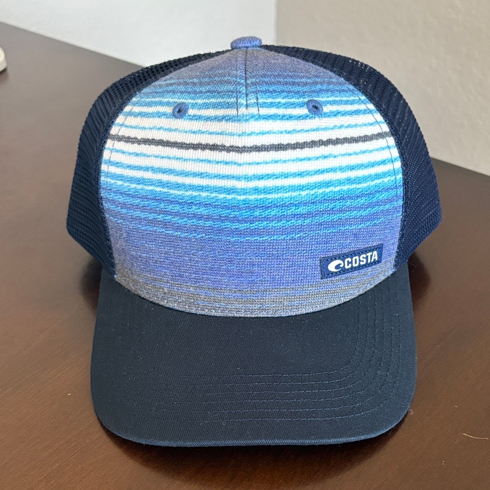 Costa Blue Gradient Mesh Cap